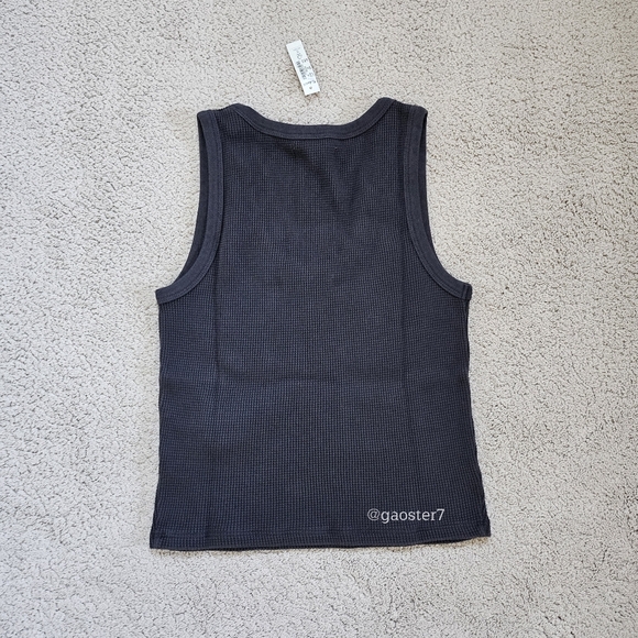 Madewell Waffle Knit Scoop Crop Tank - Picture 7 of 8